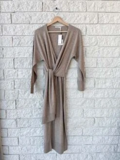 SimkhaiSkyla Wrap Dress - Fawn 7 SimkhaiSkyla Wrap Dress - Fawn -AGOLDE Store Skyla Wrap Dress 20231017213220