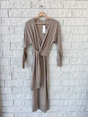 SimkhaiSkyla Wrap Dress - Fawn 4 SimkhaiSkyla Wrap Dress - Fawn - Image 2