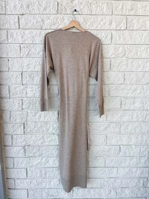 SimkhaiSkyla Wrap Dress - Fawn 5 SimkhaiSkyla Wrap Dress - Fawn - Image 3