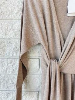 SimkhaiSkyla Wrap Dress - Fawn 9 SimkhaiSkyla Wrap Dress - Fawn -AGOLDE Store Skyla Wrap Dress 20231017213221 2