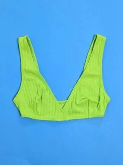 Solid And StripedBeverly Bikini Top - Lime -AGOLDE Store Solid and Striped Beverly Bikini Top Lime 20230407025018