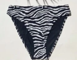 Solid And StripedBrody Bikini Bottom - Zebra