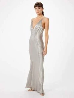 Best Seller -AGOLDE Store Sophie Rue Thea Dress In Grey 20231005043452 1