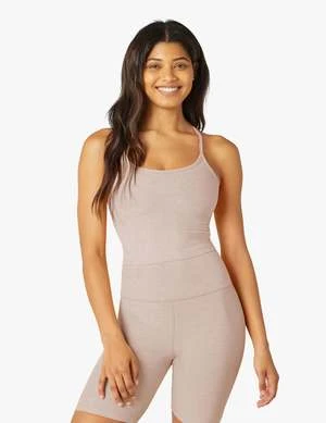 Beyond YogaSpacedye Slim Racerback Top - Chai 3 Beyond YogaSpacedye Slim Racerback Top - Chai