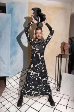 Untitled In MotionMorpha Speculus Dress - Moonflower -AGOLDE Store Speculus Dress Moonflower 20220921192157 1