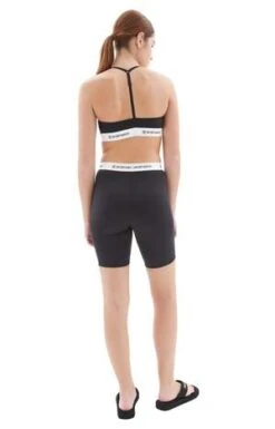 Sporty & Rich80S Runner Sports Bralette - Black/Black -AGOLDE Store Sporty Rich 80S Runner Sports Bralette Black Black 20230515034032 1