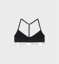 Sporty & Rich80S Runner Sports Bralette - Black/Black -AGOLDE Store Sporty Rich 80S Runner Sports Bralette Black Black 20230515034033 1