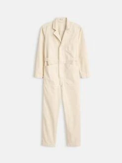 Concrete + WaterConcrete + Water Standard Zip Herringbone Jumpsuit - Ecru 13 Concrete + WaterConcrete + Water Standard Zip Herringbone Jumpsuit - Ecru -AGOLDE Store Standard Zip Jumpsuit in Herringbone Ecru 20230209203713 1