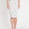 Zoe KarssenStars All Over Slim Fit Tube Skirt - Heather Grey