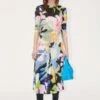 Stine GoyaBlackley Dress - Artistic Floral -AGOLDE Store Stine Goya Blackley Dress 20231011230111