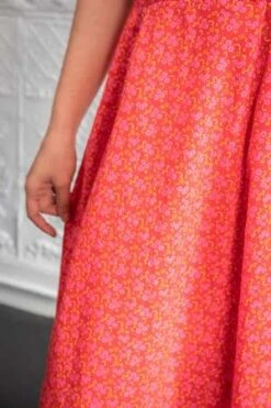 Sula Clothing LTD.Paneled Skirt - Cambric Print/Red Flower -AGOLDE Store Sula Clothing LTD Paneled Skirt Cambric Print Red Flower 20230809000540 1