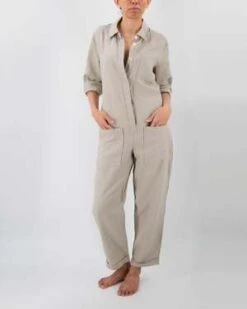 Sunday MorningIsabelle Linen Jumpsuit -AGOLDE Store Sunday Morning Isabelle Linen Jumpsuit 20220315180333
