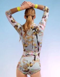 CYNTHIA ROWLEYSunset Wetsuit - Blue Multi Butterfly -AGOLDE Store Sunset Butterfly Wetsuit 20220509231852 1