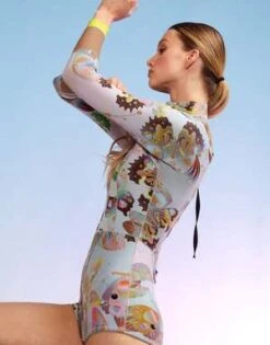 CYNTHIA ROWLEYSunset Wetsuit - Blue Multi Butterfly -AGOLDE Store Sunset Butterfly Wetsuit 20220509231852