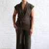 Dress ForumSurplice Jumpsuit - Olive -AGOLDE Store Surplice Olive Jumpsuit 20230816011220