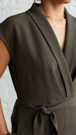 Dress ForumSurplice Jumpsuit - Olive 8 Dress ForumSurplice Jumpsuit - Olive -AGOLDE Store Surplice Olive Jumpsuit 20230816011221 1