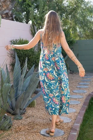 Rachel PallySyd Dress - Tropic Floral Block Print 4 Rachel PallySyd Dress - Tropic Floral Block Print - Image 3