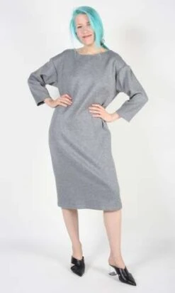 Birds Of North AmericaSynallaxe Dress - Grey -AGOLDE Store Synallaxe Dress Grey 20230713011036 2