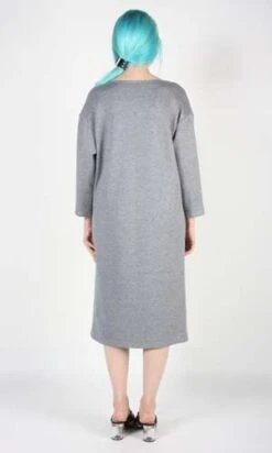 Birds Of North AmericaSynallaxe Dress - Grey -AGOLDE Store Synallaxe Dress Grey 20230713011037 2