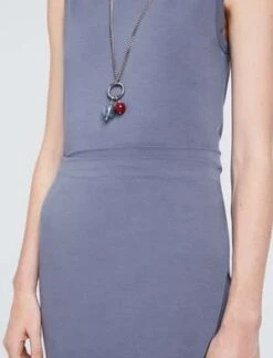 Proenza SchoulerT Shirt Wrap Dress - Steel Grey -AGOLDE Store T Shirt Wrap Dress Steel Grey 20230821181318 2