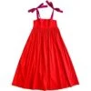 Ali GoldenTie Strap Dress - Poppy Taffeta -AGOLDE Store TIE STRAP DRESS POPPY TAFFETA 20230923045244