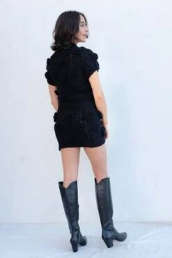 Tach ClothingElena Mini Crochet Skirt - Black -AGOLDE Store Tach Clothing Elena Mini Crochet Skirt Black 20231011143021