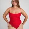 The Saltwater CollectivePaulina One Piece - Red -AGOLDE Store The Saltwater Collective Paulina One Piece Red 20220325214926