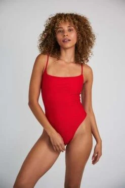 The Saltwater CollectivePaulina One Piece - Red -AGOLDE Store The Saltwater Collective Paulina One Piece Red 20220325214930