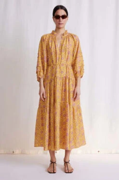 Apiece ApartTrinidad Maxi Dress - Yellow Floral