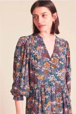 TrovataSylvie Dress - Bijou Glade -AGOLDE Store Trovata Sylvie Dress in Bijou Glade 20231013203050 1