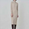 PureCashmere NYCTurtleneck Maxi Dress - Oatmeal -AGOLDE Store Turtleneck Maxi Dress Oatmeal 20230925214130