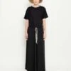 UMA | Raquel DavidowiczLong Jersey Skirt With Drawstring - Monkey