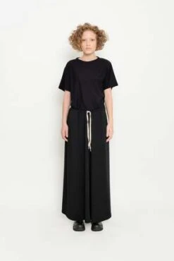 UMA | Raquel DavidowiczLong Jersey Skirt With Drawstring - Monkey