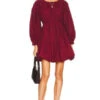 Ulla JohnsonMartine Dress - Bordeaux -AGOLDE Store Ulla Johnson Martine Dress Bordeaux 20220904065425