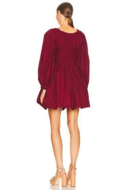 Ulla JohnsonMartine Dress - Bordeaux -AGOLDE Store Ulla Johnson Martine Dress Bordeaux 20220904065426 1