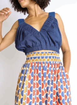 Seek CollectiveUma Skirt - Halves Block Print -AGOLDE Store Uma Skirt halves block print XS 4XL 20221029131133 3