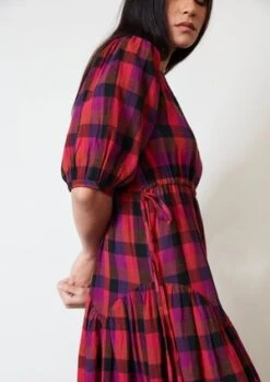 RUJUTA SHETHValeria Dress - Kinetic Chex -AGOLDE Store Valeria Dress Kinetic Chex 20231031211904 2