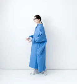 VeritecoeurLong Shirt Dress - Royal Blue