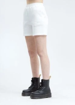 Danielle GuizioFloral Logo Sweatshorts - White -AGOLDE Store White Floral Logo Sweatshorts 20201029004256 1