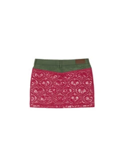 ANDERSSON BELLWomens Quilted Micro Skirt - Pink -AGOLDE Store Women s Pink Quilted Micro Skirt 20221026025420 2