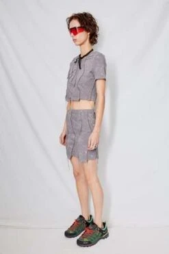 Woodrose DeliCotton Crop Top - Sea Smoke -AGOLDE Store Woodrose Deli Cotton Crop Top Sea Smoke 20230928200751