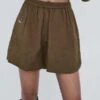 Silk LaundryYak Blend 70s Shorts - Beech -AGOLDE Store YAK BLEND 70S SHORTS BEECH 20220308040613