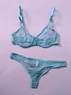 Yasmine EslamiJeanne Basic Mesh Thong - Sky -AGOLDE Store Yasmine Eslami Jeanne Basic Mesh Thong Sky 20230724232257