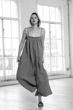 A MenteStrap Wide Leg Jumpsuit - Mocha -AGOLDE Store a mente Strap wide leg jumpsuit Mocha 20220809224252 1