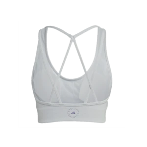 Adidasby Stella McCartney TrueStrength Yoga Medium Support Sports Bra - Clear Onix 7 Adidasby Stella McCartney TrueStrength Yoga Medium Support Sports Bra - Clear Onix - Image 5