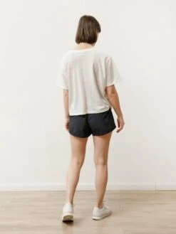 PrioryNylon Running Short - Black -AGOLDE Store running short nylon black 20210618204651 2