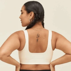 Girlfriend Collectivetommy Bra - Ivory -AGOLDE Store tommy bra in ivory 20211204171559