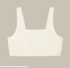 Girlfriend Collectivetommy Bra - Ivory -AGOLDE Store tommy bra in ivory 20211204171600 2